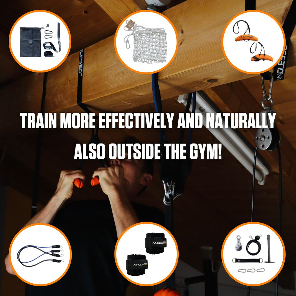 Maximize your workout anywhere: Unleash your grip/pull power and reduce joint stress with the versatile A90 Buddy Set fitness gear for indoor and outdoor training!