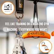Portable workout: Experience top-tier fitness anytime, anyplace with A90 Cable Pulley Set!