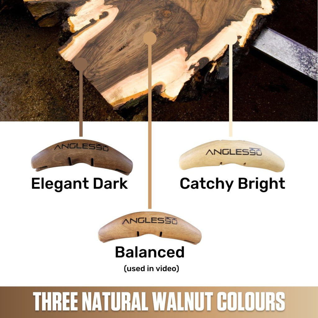 Exploring the palette of nature: showcasing three exquisite premium Angles90 Wood (Limited Edition) color variations from the Italian Alps for exceptional craftsmanship.