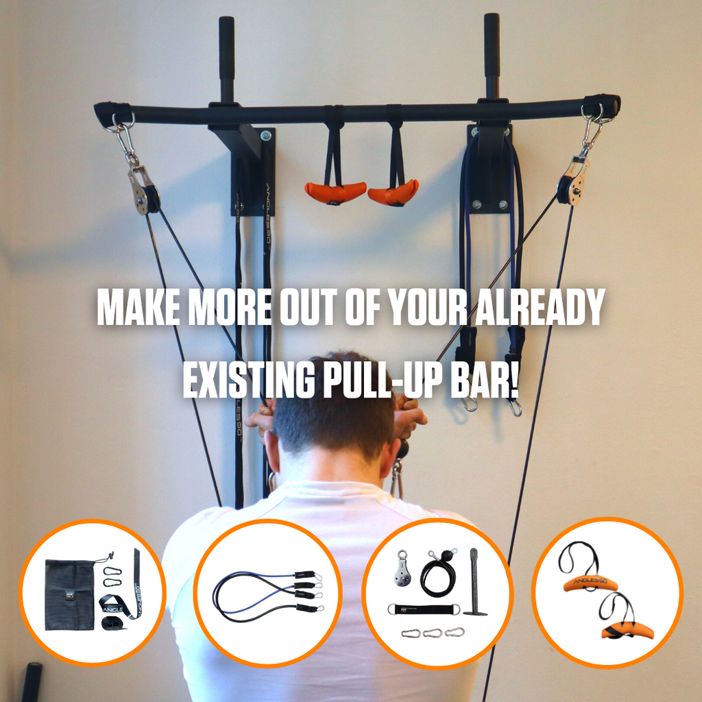 Enhance your workout: expand your pull-up bar's potential with A90 Home Gym Set!
